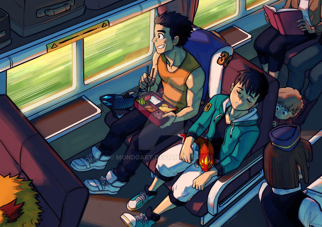 Train Ride by MondoArt on DeviantArt