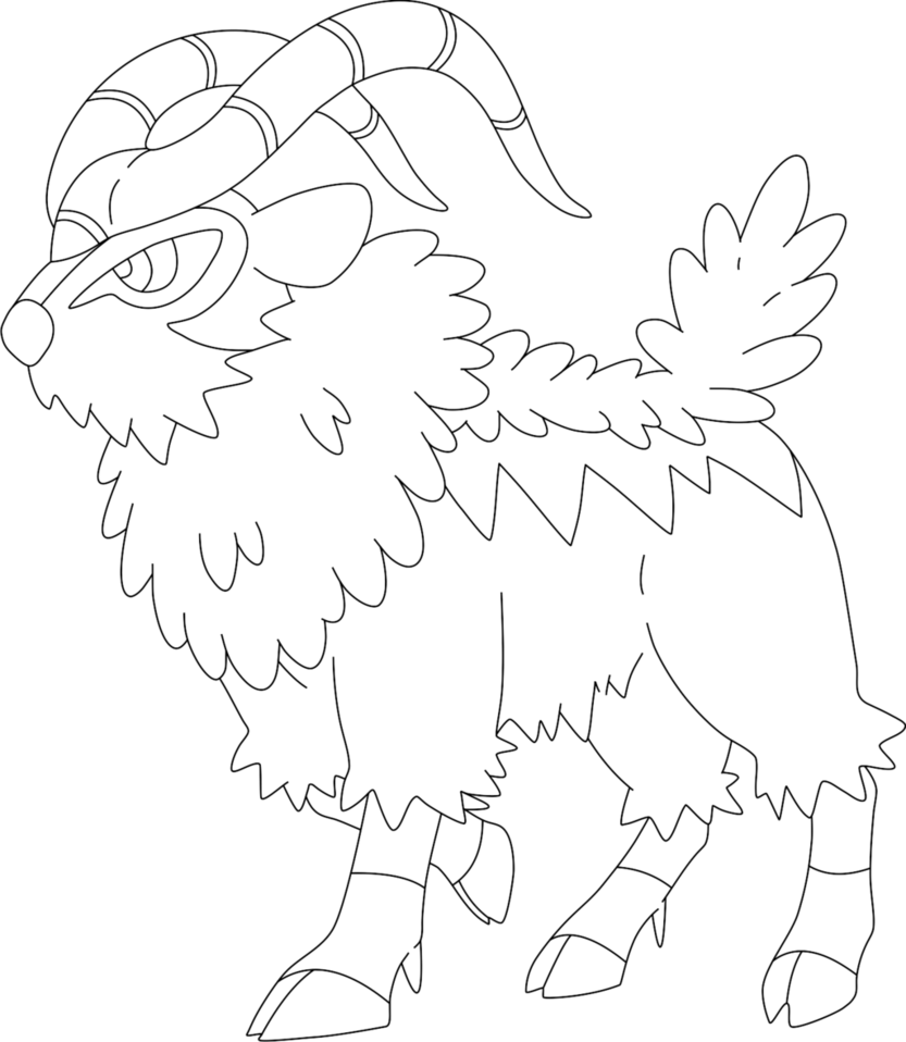 Lineart of Gogoat