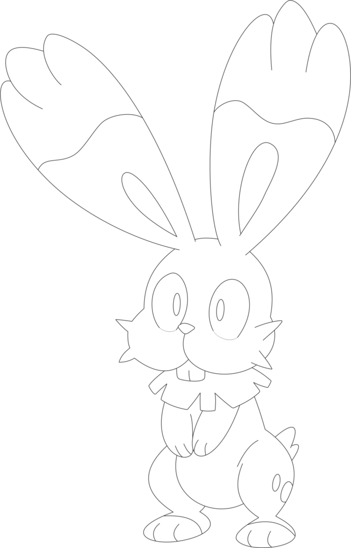 Lineart of Bunnelby