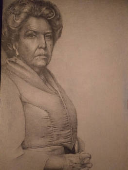 Anne reed pencil portrait