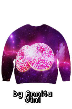 Donuts galaxy sweater