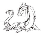 Nessie - Sketch by DragonsDwelling