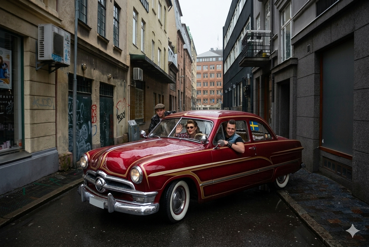 Windshield Raggare Raggare i Helsingborg - AI (Ai + foto) by designandphoto on DeviantArt