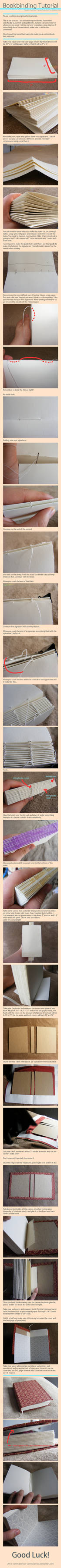 Bookbinding Tutorial by JamesDarrow