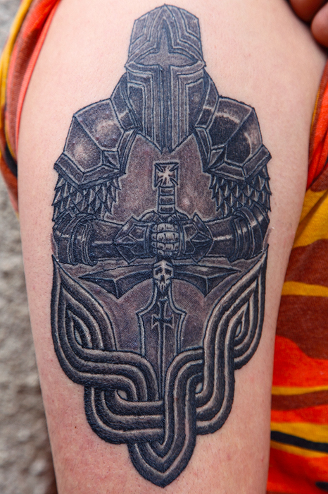 ...knight tattoo...