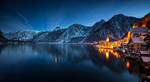 ...night panorama of hallstatt I... by roblfc1892