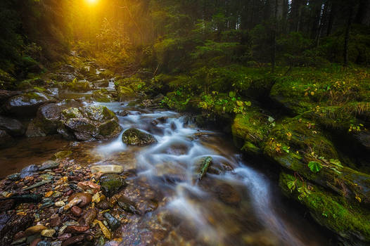 ...waterfall in dolomiti II...