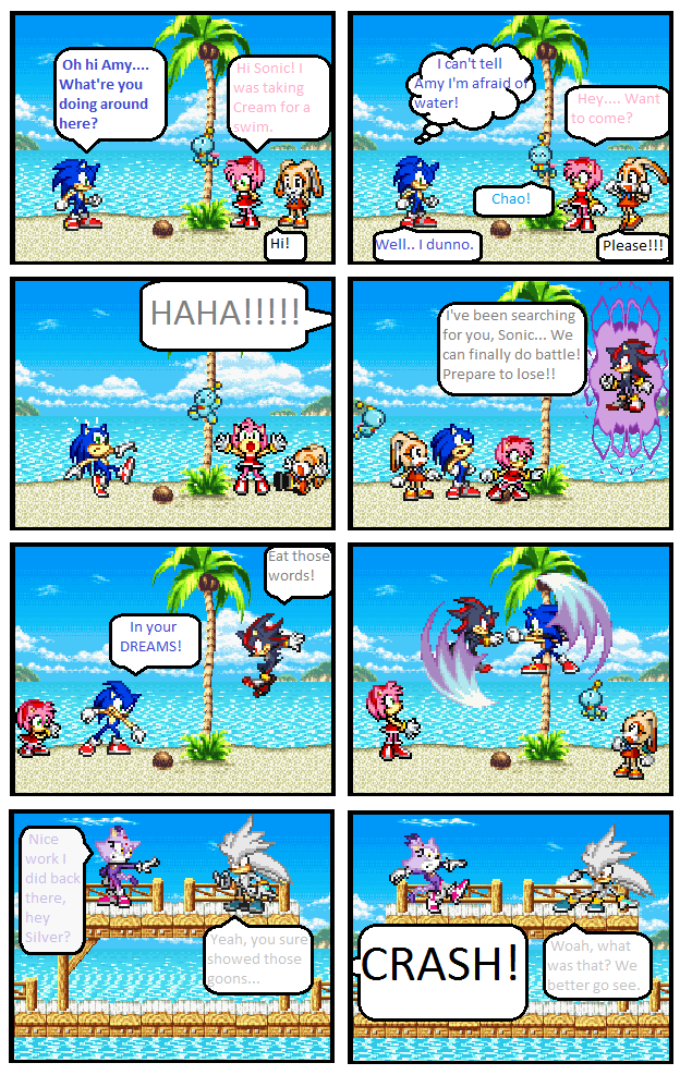 Comics with Sonic Sprite - Comic Studio