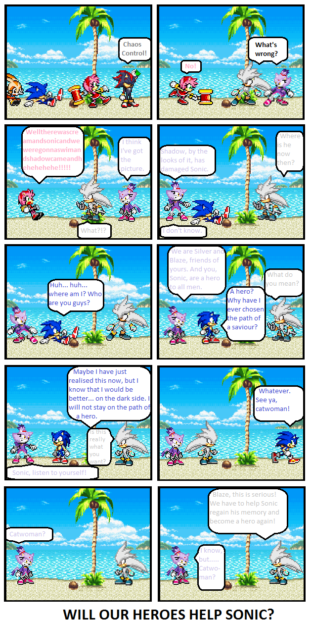 Comics with Sonic Sprite - Comic Studio