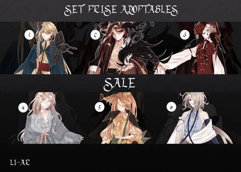 |OPEN 3/6| Set Price Adoptables by li-ar