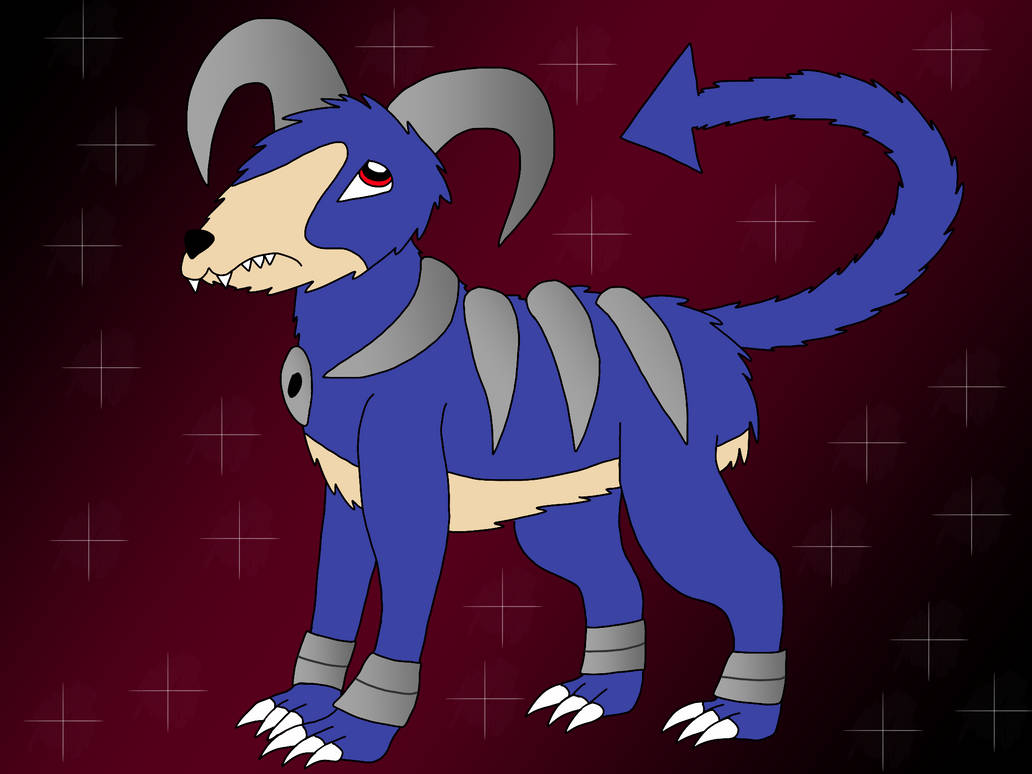 Shiny Houndoom by VayaDragon on DeviantArt
