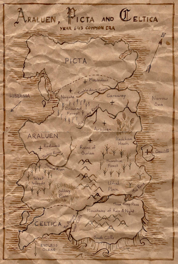 Ar Rida Ranger's Apprentice Map Ranger's Apprentice Map II by MidsummerBluebird on DeviantArt