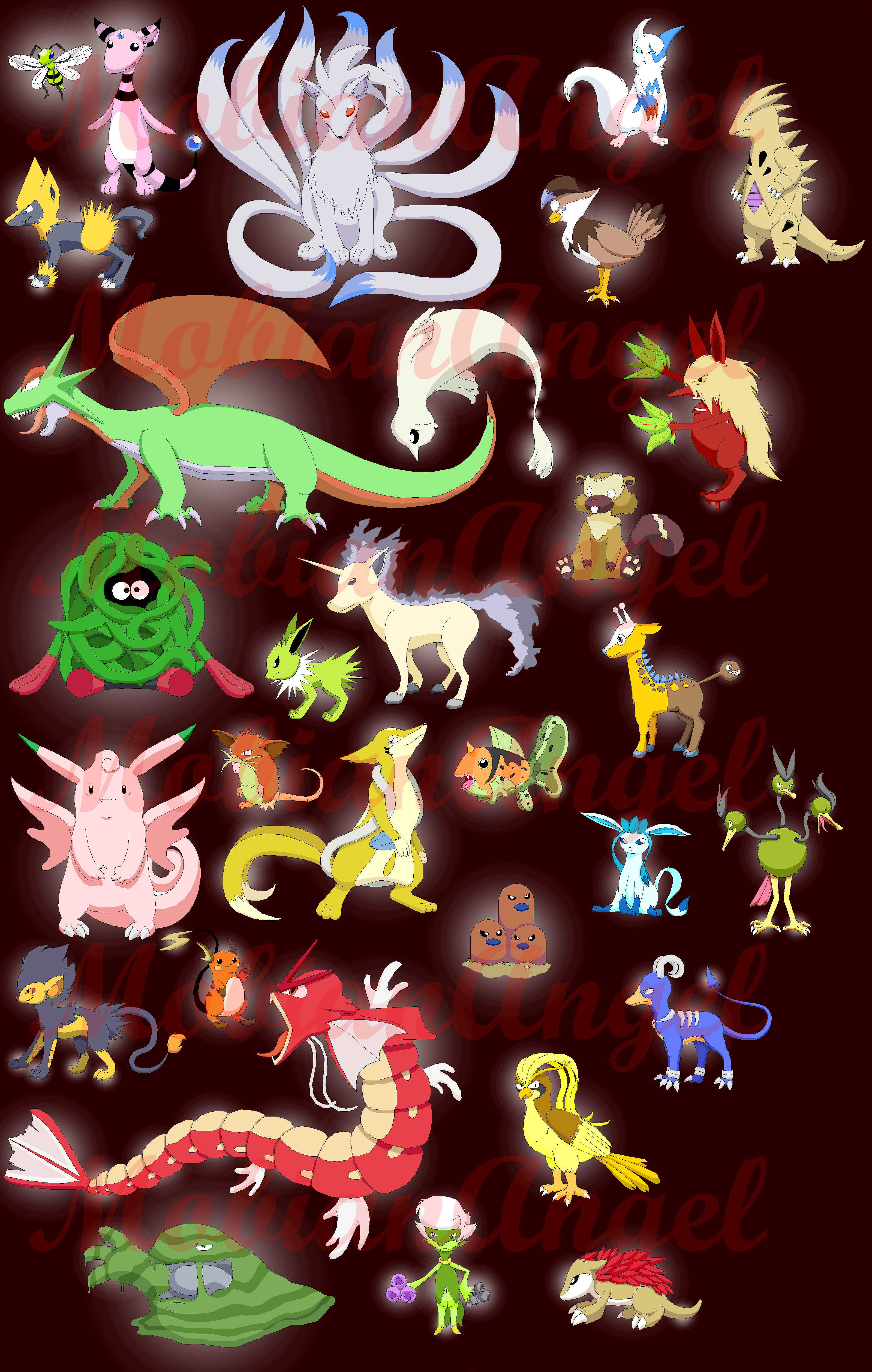 Pokemon SS Shinies 9-8-2010