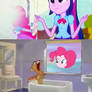 Pinkie puts head in portal