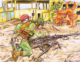 Battlefield - Naruto and Gaara