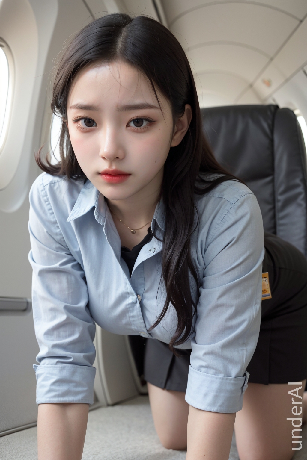 flight attendant by underAI on DeviantArt