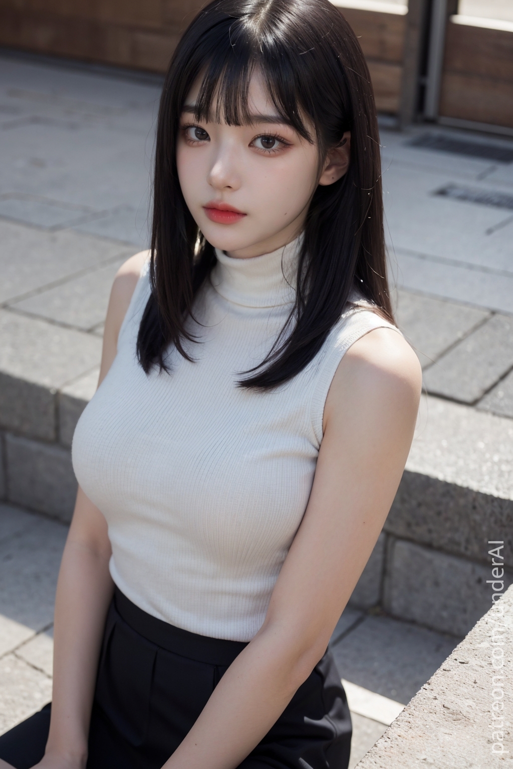 Deviantart Underai sleeveless turtleneck by underAI on DeviantArt