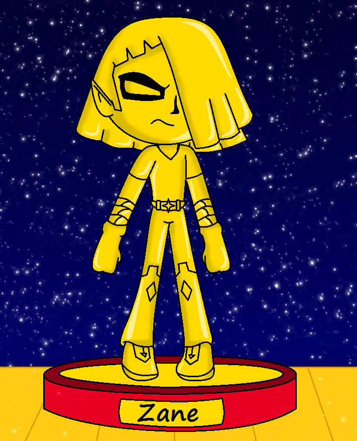 Zane Rocks Golden Zane Statue by Arrienne-408 on DeviantArt