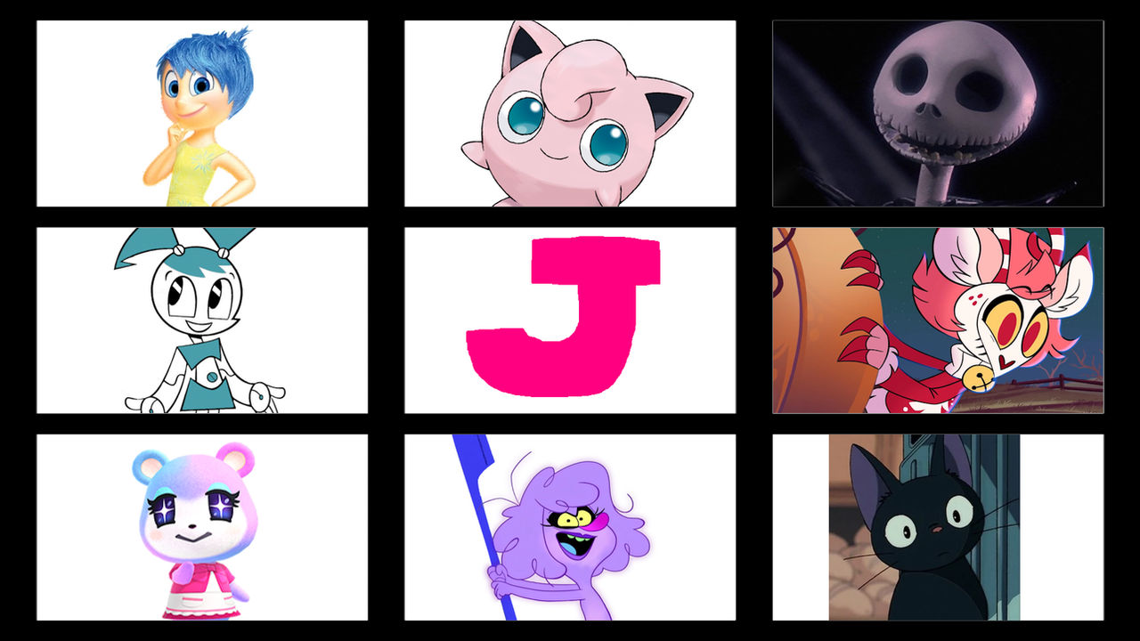 Letter R J Characters My Favorite Letter J Characters by Arrienne-408 on DeviantArt