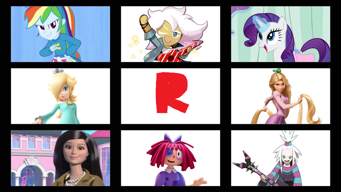 My Favorite Letter R Characters by Arrienne-408 on DeviantArt