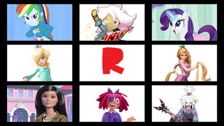 My Favorite Letter R Characters