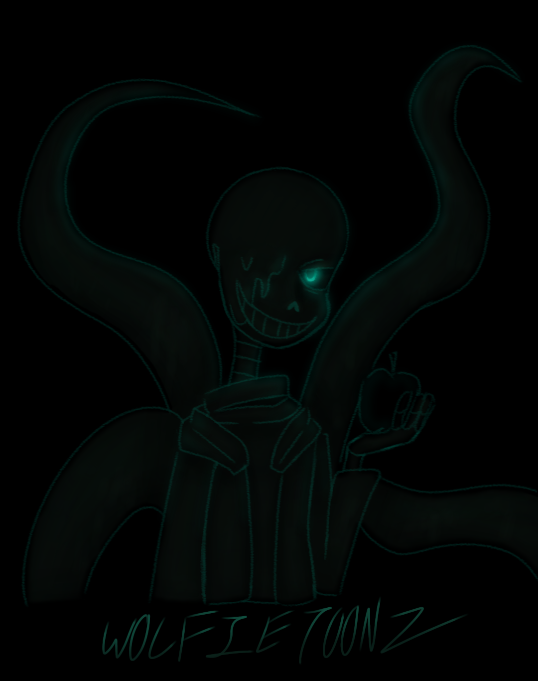 Nightmare!Sans Wallpaper.: by KumoSonika on DeviantArt