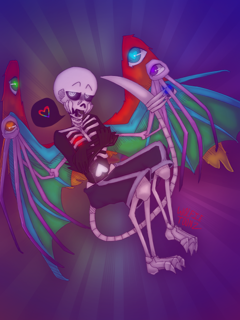 Seven Soul Sans - The Seraphim by Sophtopus on DeviantArt