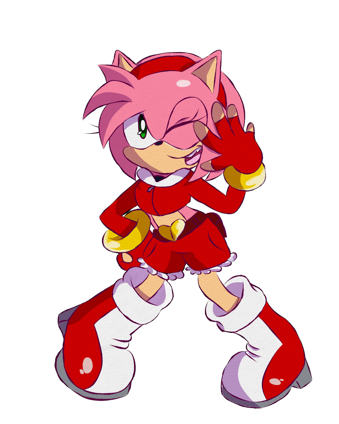 Amy rose final redesign by Hanaheaven on DeviantArt
