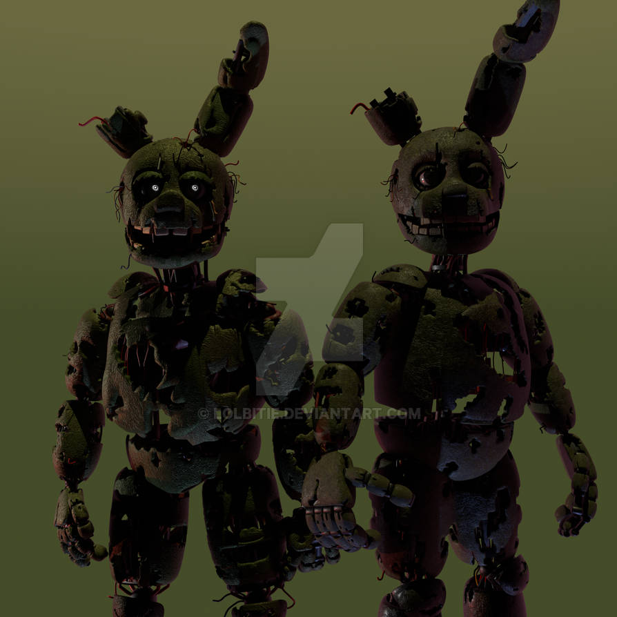 Spring Trap Retake Ea Springtrap And Remake Ea Springtrap by Lolbitie on DeviantArt