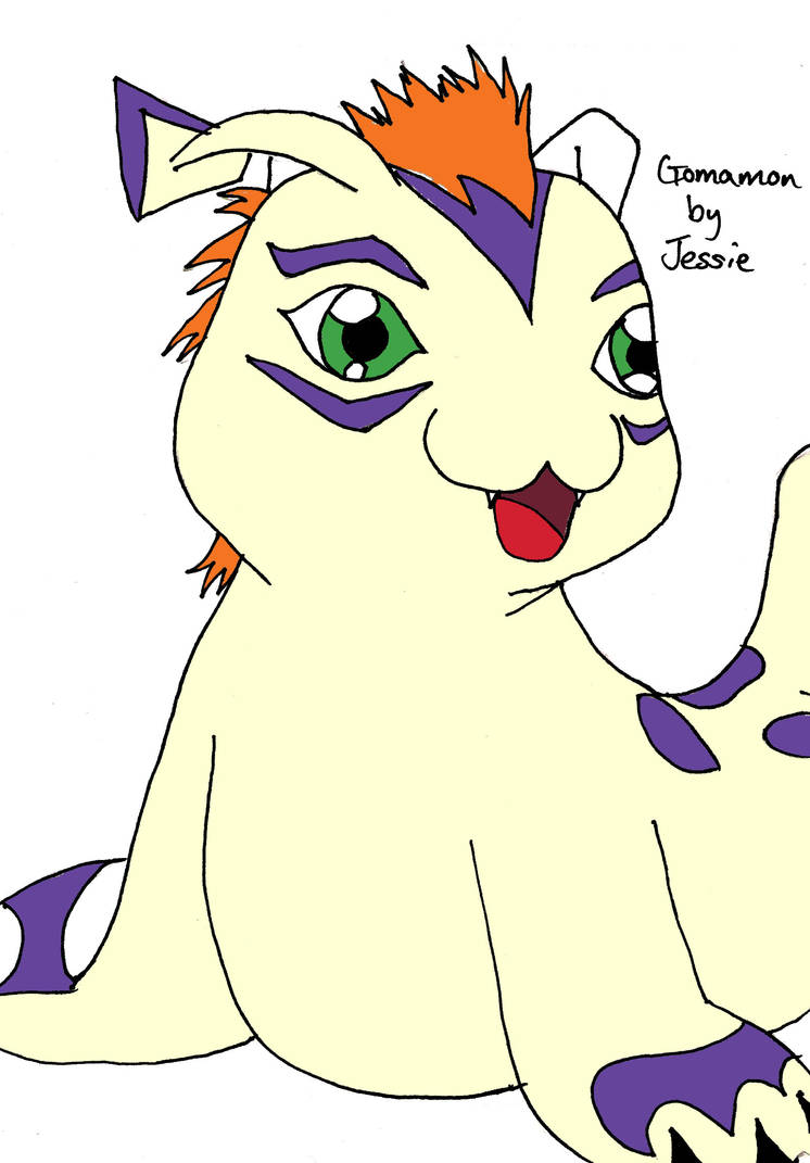 Gomamon - coloured by JessieH498 on DeviantArt