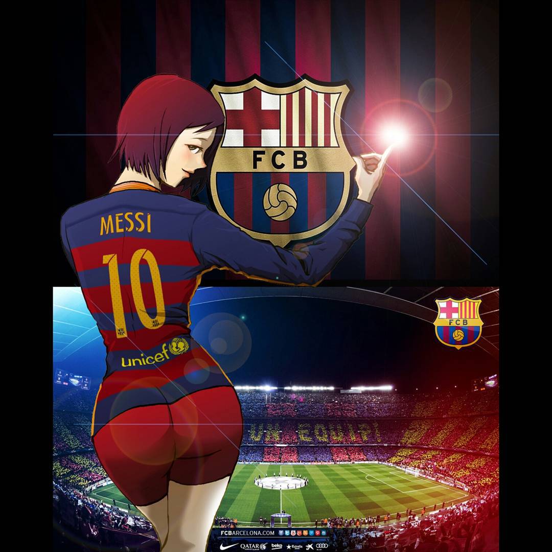 Barcelona Anime Messi by ElSexteteFCB on DeviantArt