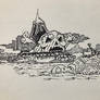 Inktober 2024 day 20: uncharted