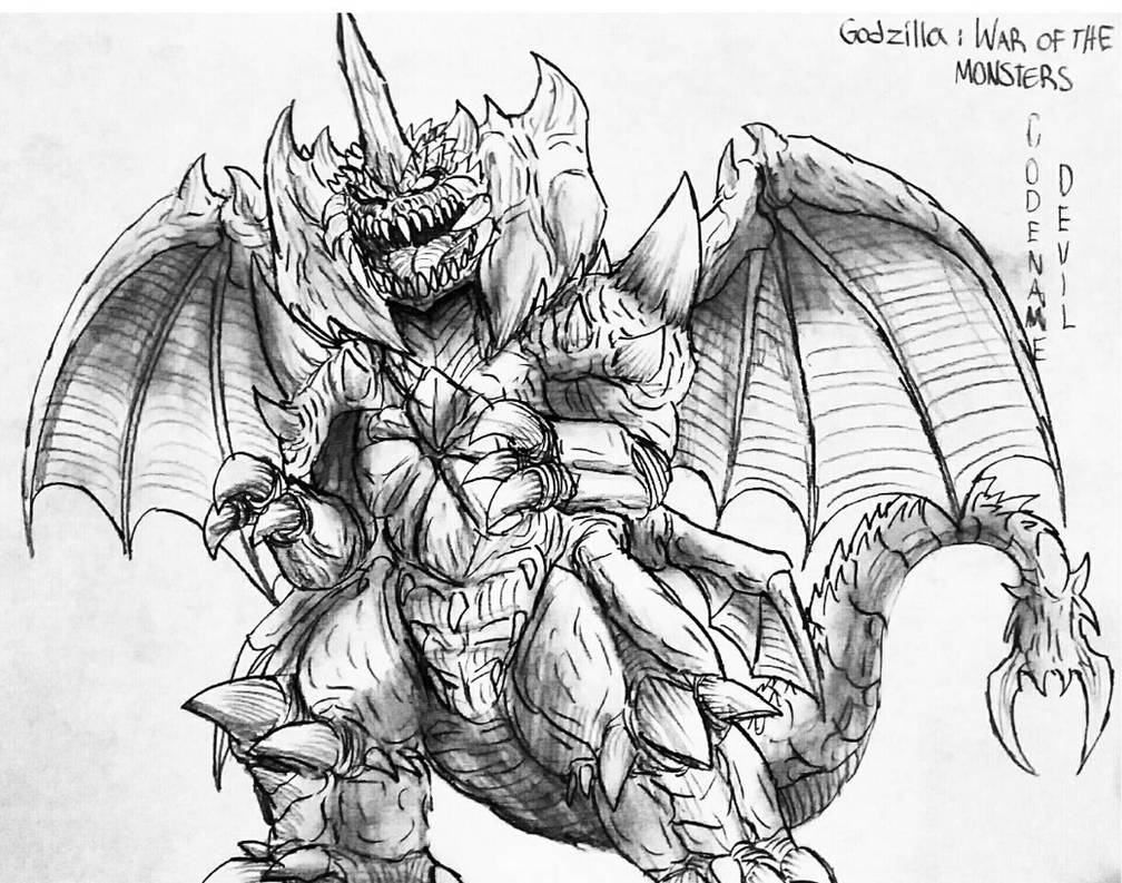 Godzilla War Of The Monsters Destoroyah File by Erickzilla on