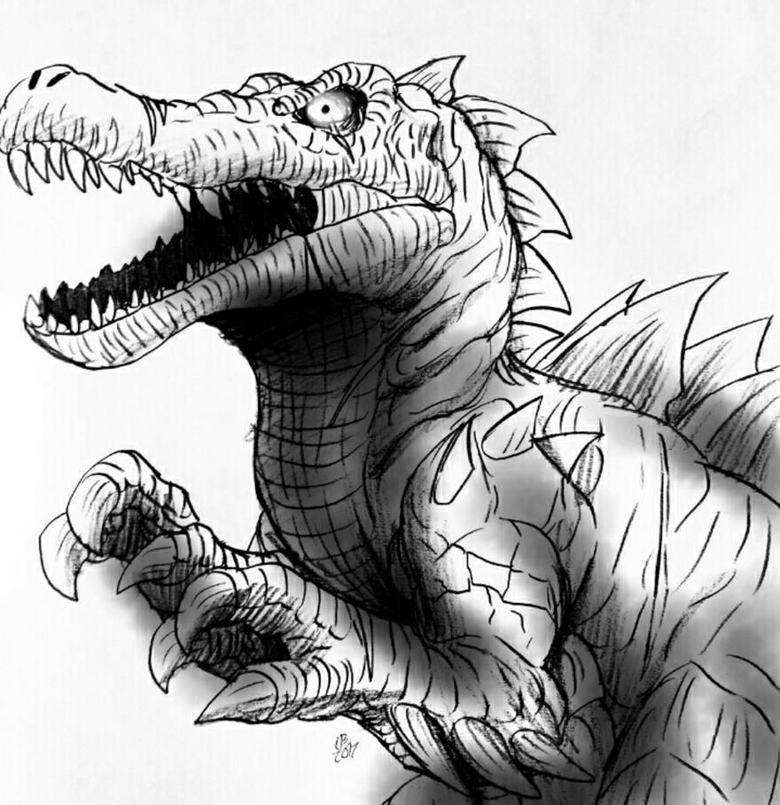 Crocosaurus Rex Deviantart CROCOSAUR by Erickzilla on DeviantArt