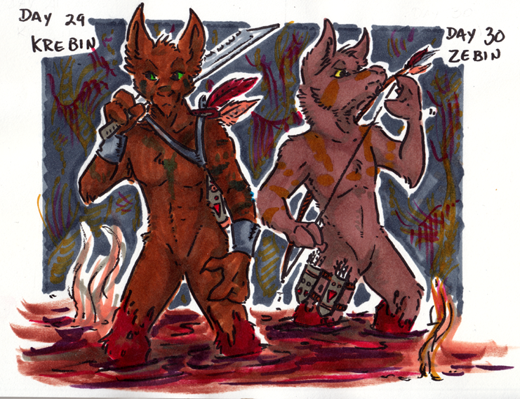 30characters - days 29 and 30 - krebin and zebin by not-fun