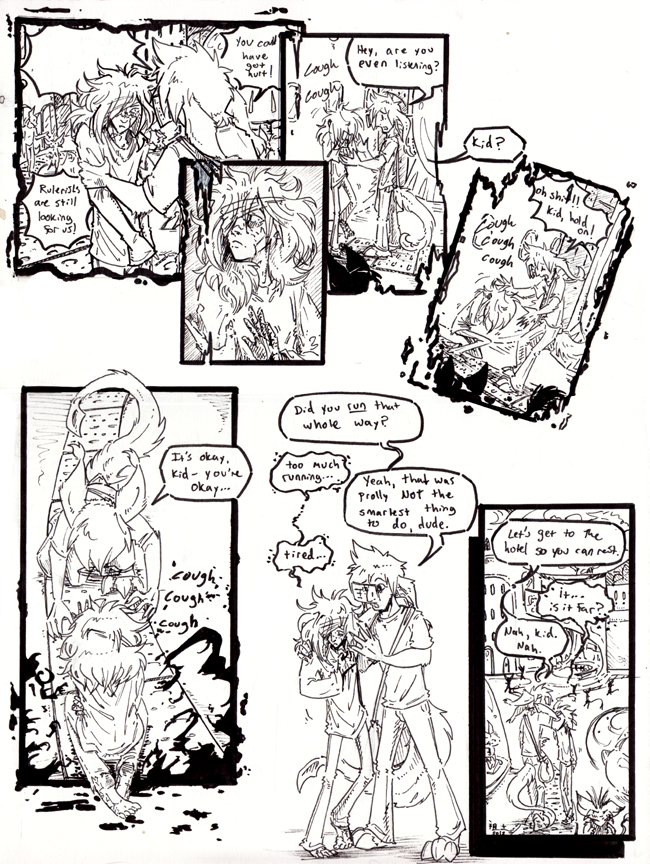 inhuman pg 28 arc 10 -inks stage- by not-fun