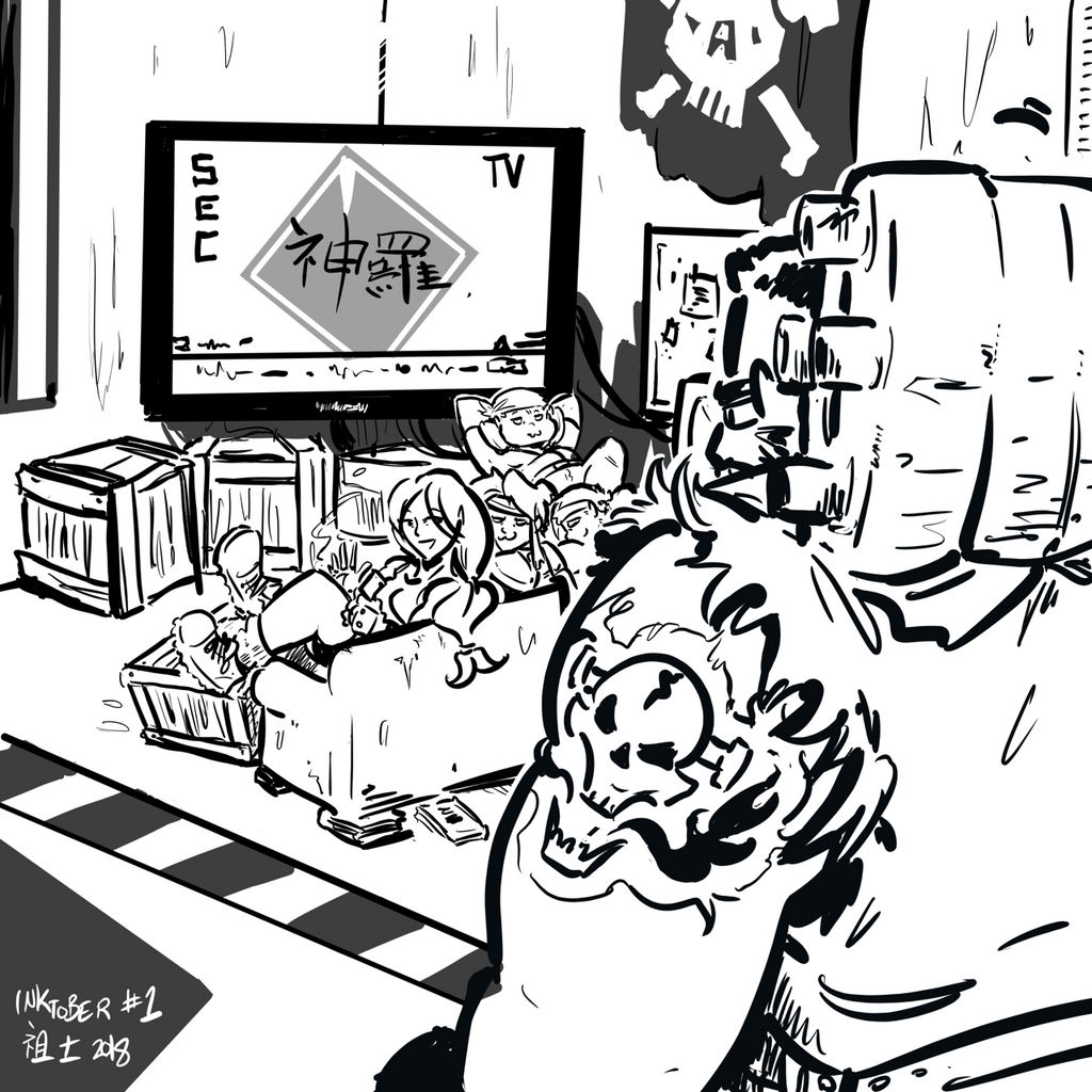 inktober - avalanche by not-fun