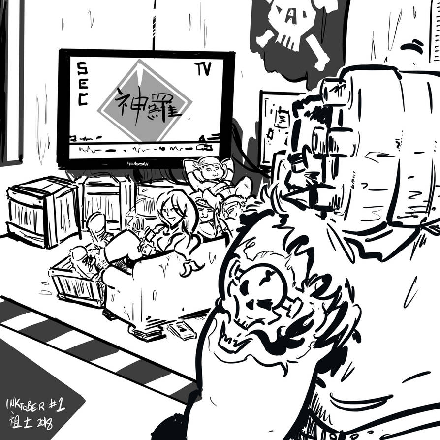 inktober - avalanche by not-fun