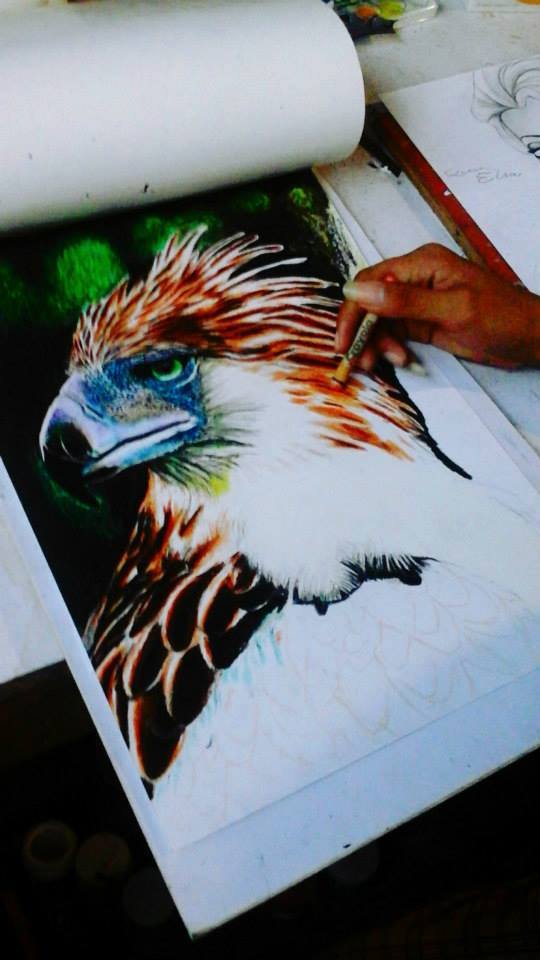 Philippine Eagle (CRAYONS)