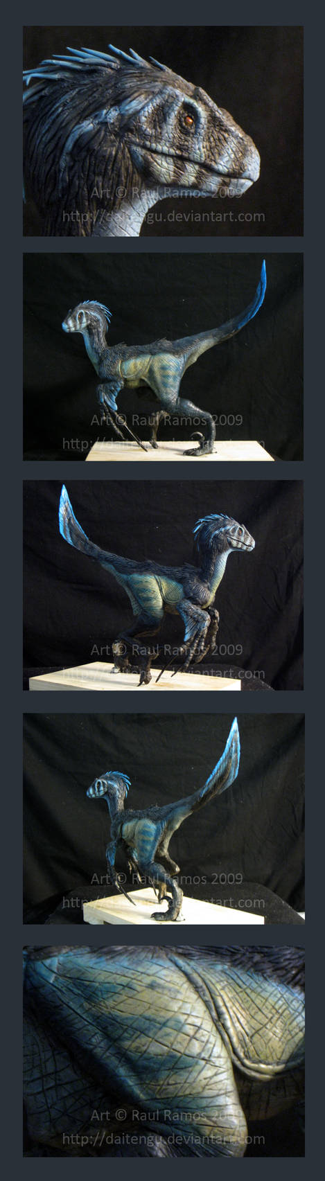 Raptor Sculpture by daitengu on DeviantArt