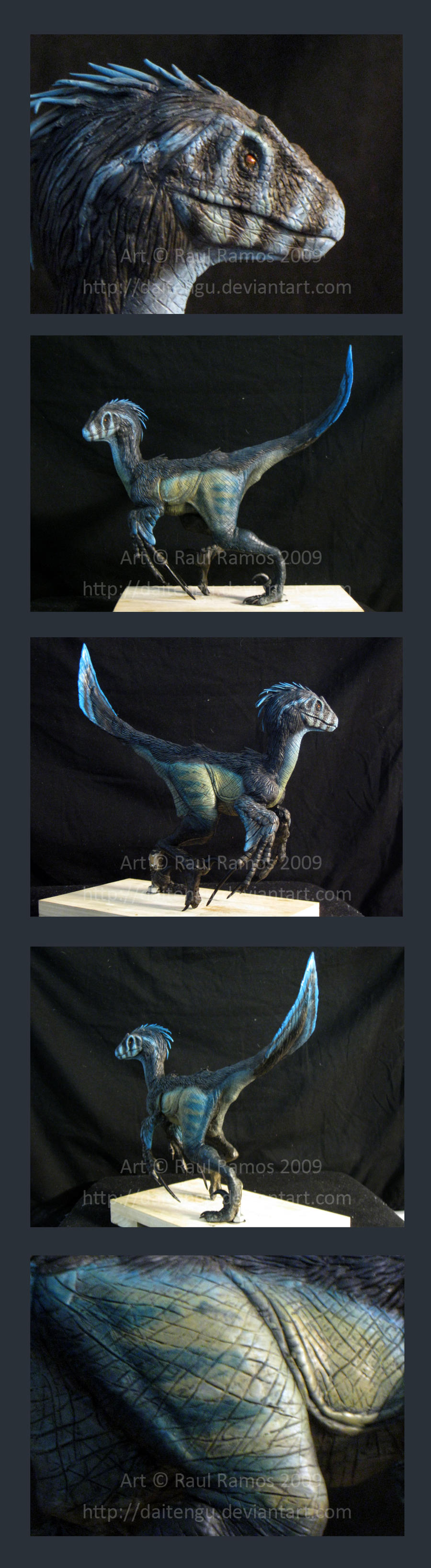 Raptor Sculpture by daitengu on DeviantArt