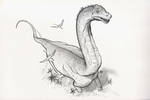 Draw Dinovember Day 2 Brachiosaurus