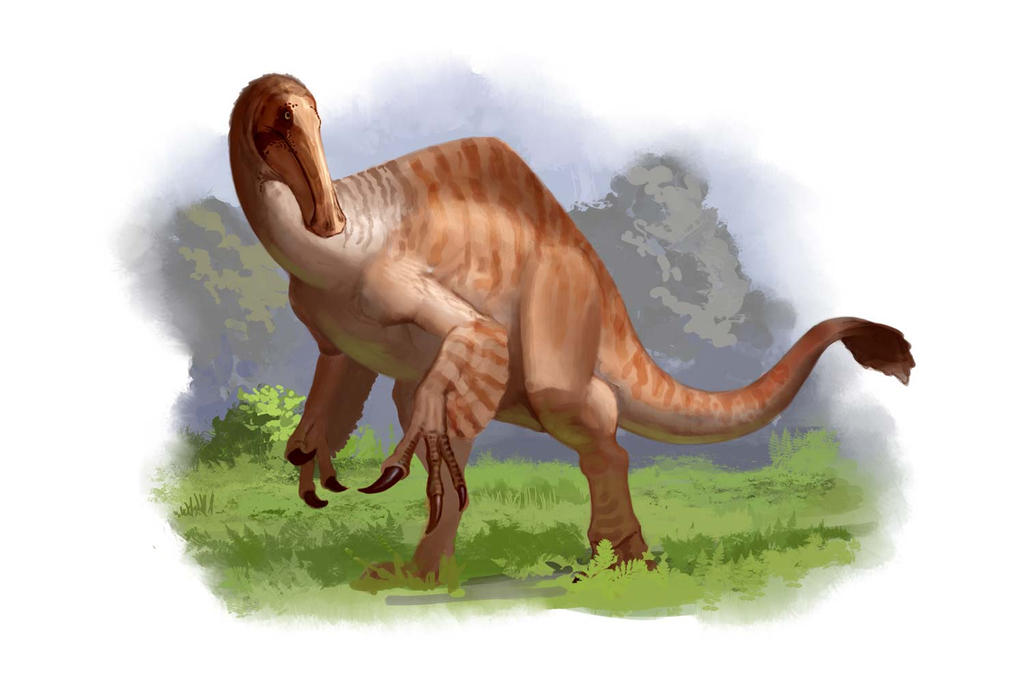 Draw Dinovember 2016 Day 15 Deinocheirus by daitengu on DeviantArt