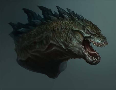 Godzilla Head Design