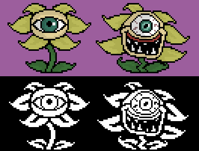 Custom Flowey Faces Sprites by EllistandarBros on DeviantArt