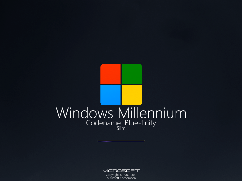 Windows Millennium Blue-finity Slim by wmkos23 on DeviantArt