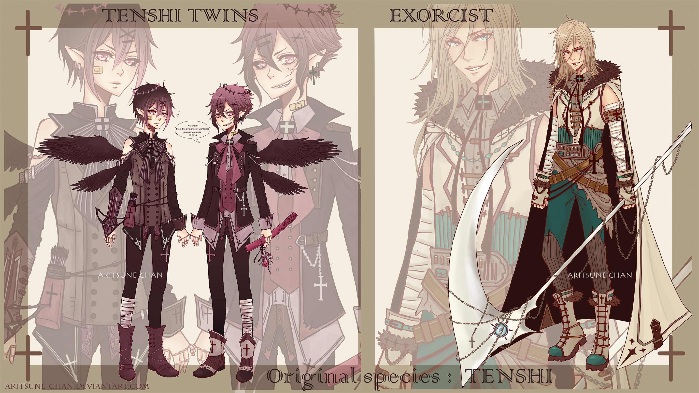 [CLOSED] adopt Tenshi Twins + Exorcist