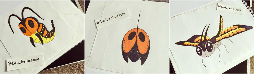 Bug Evolution Line by badbellossom on DeviantArt