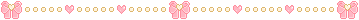 [-ai- ROMANCE] Light Pink Heart and Bow Divider