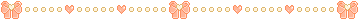 [-ai- ROMANCE] Orange Heart and Bow Divider